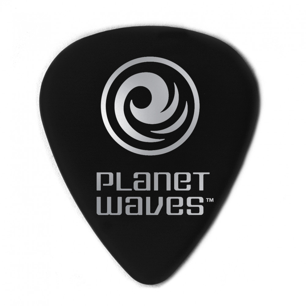 1CBK4-10 Celluloid Medium Медиаторы премиум-класса черные, средние, целлулоид, 10шт Planet Waves