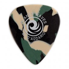 1CCF4-10 Camouflage Медиаторы, целлулоид, 10шт, средние, камуфляжная расцветка, Planet Waves