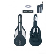 GEWA Jaeger Double bass Gig Bag 4/4 Black чехол для контрабаса 4/4 black, утеплитель 30 мм, рюкзачные ремни