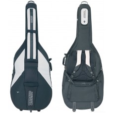 GEWA Jaeger Rolly Double Bass Gig Bag чехол-тележка для контрабаса, уплотнитель 30 мм, черный 4/4