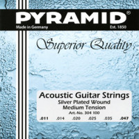 Комплект струн для акустической гитары Pyramid 304100 Silver Wound, 11-47