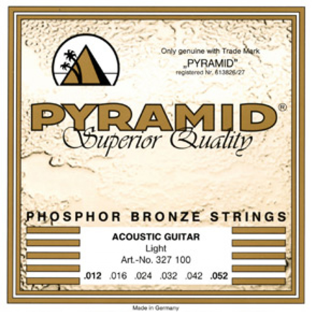 Комплект струн для акустической гитары Pyramid 327100 Phosphor Bronze, 12-52