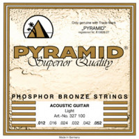 Комплект струн для акустической гитары Pyramid 327100 Phosphor Bronze, 12-52