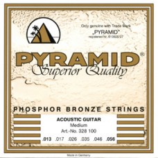 328100 Phosphor Bronze Комплект струн для акустической гитары, 13-56, Pyramid