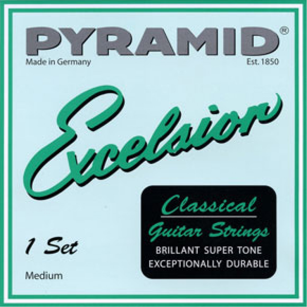 382200 Excelsior Комплект струн для классической гитары, слабое натяжение, Pyramid