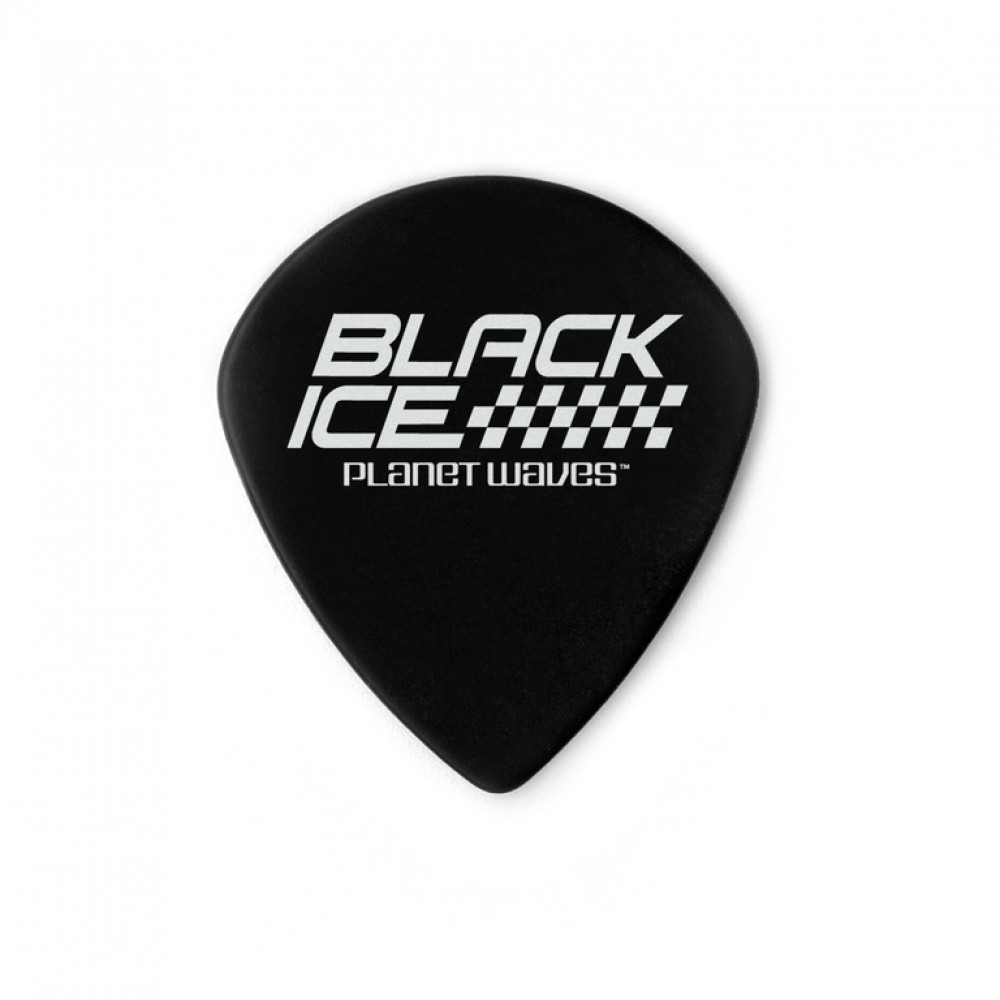 3DBK6-10 Black Ice Heavy Медиаторы черные, толстые, 10шт Planet Waves