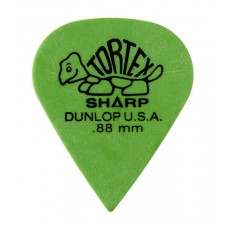 412P.88 Tortex Sharp Медиаторы 12шт, толщина 0,88мм, Dunlop