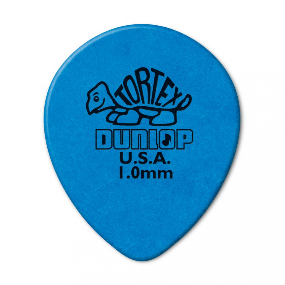 413R1.00 Tortex Teardrop Медиаторы 72шт, капля, толщина 1,00мм, Dunlop