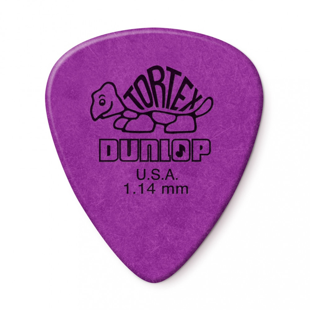 418P1.14 Tortex Standard Медиаторы 12шт, толщина 1,14мм, Dunlop