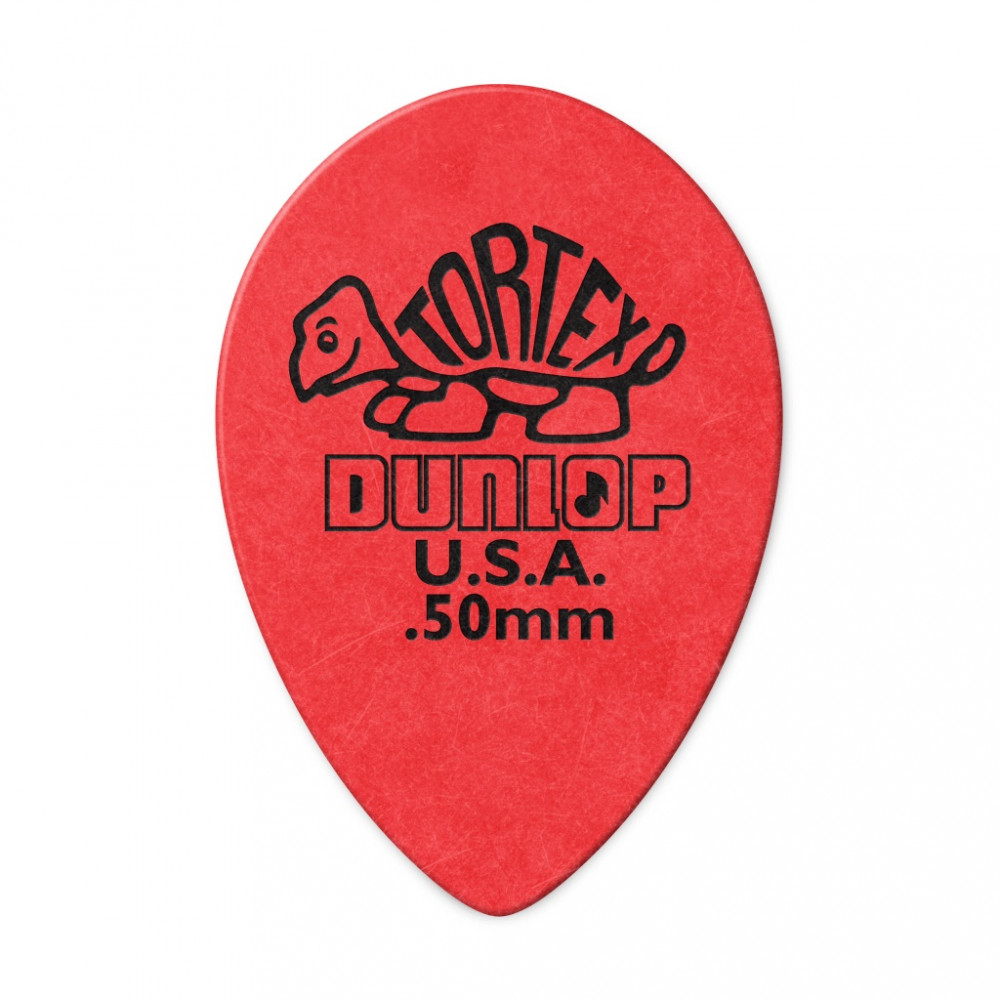 423R.50 Tortex Small Teardrop Медиаторы, 36шт, м/капля, толщина 0.50мм, Dunlop