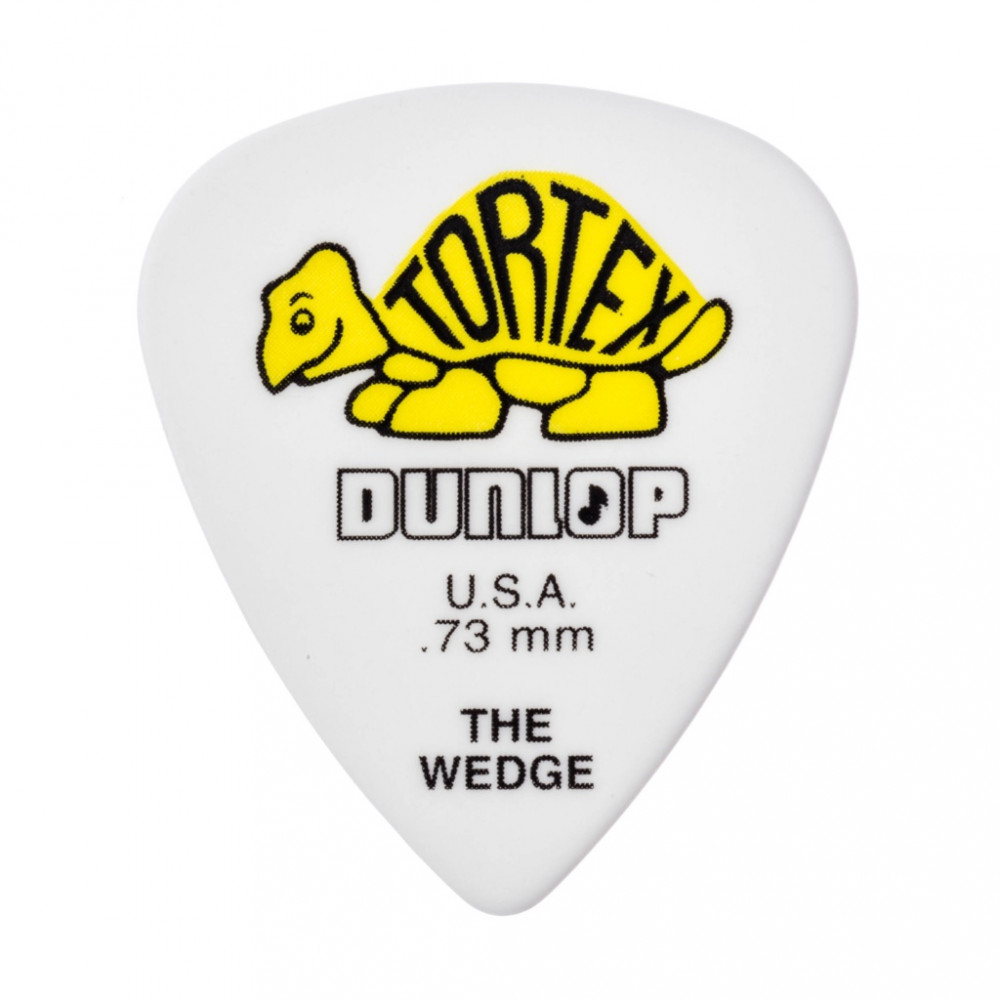 424R.73 Tortex Wedge Медиаторы 72шт, толщина 0.73мм, Dunlop