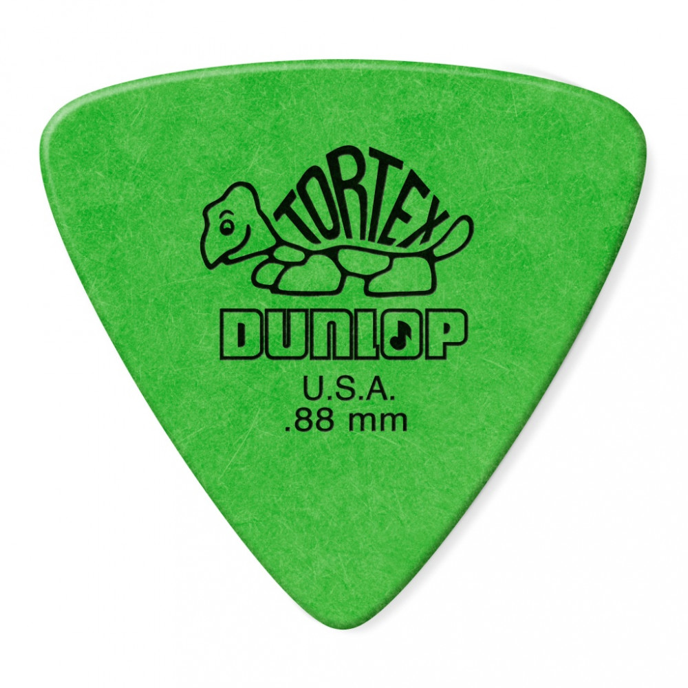 431P.88 Tortex Triangle Медиаторы 6шт, толщина 0,88мм, треугольные, Dunlop
