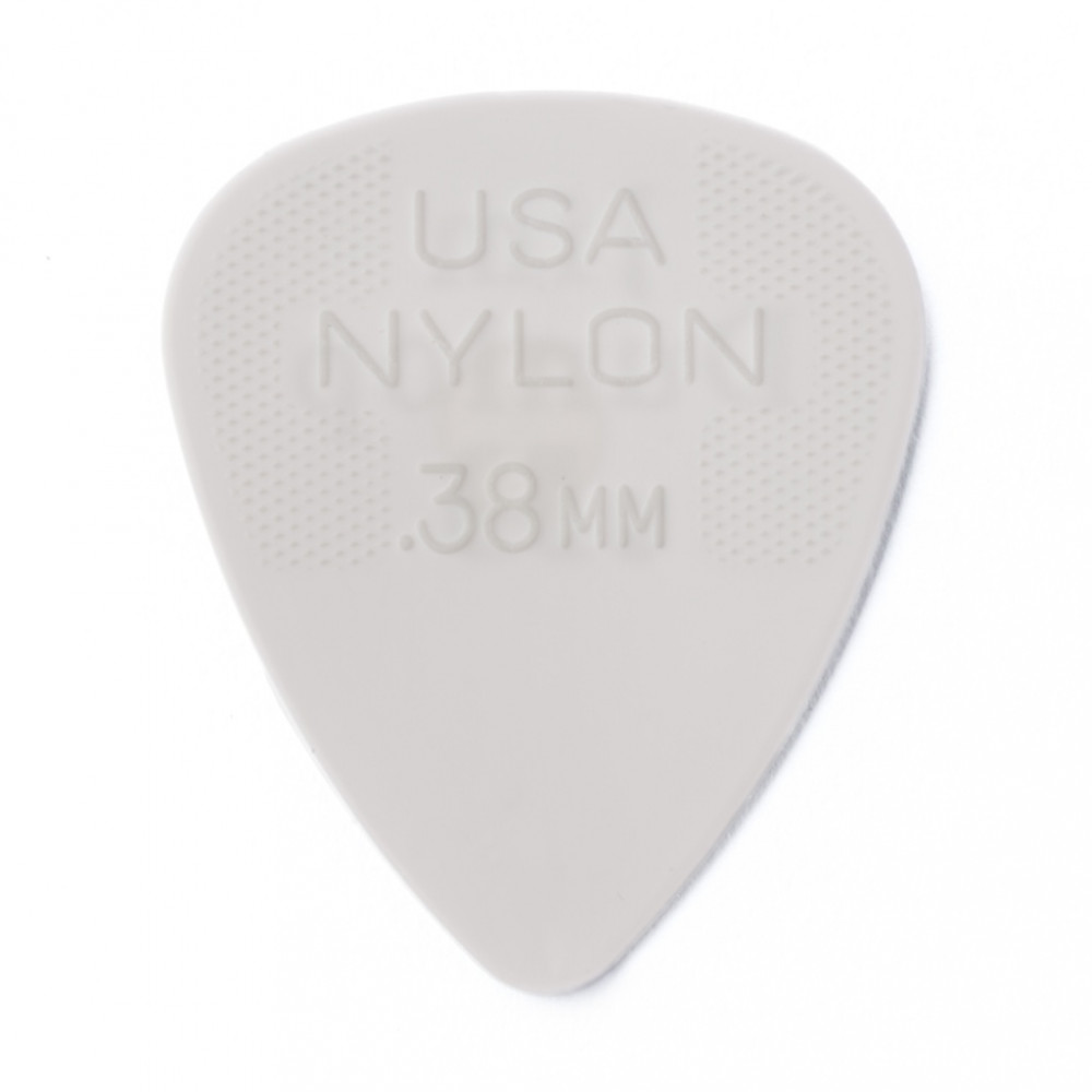 44P.38 Nylon Standard Медиаторы 12шт, толщина 0,38мм, Dunlop