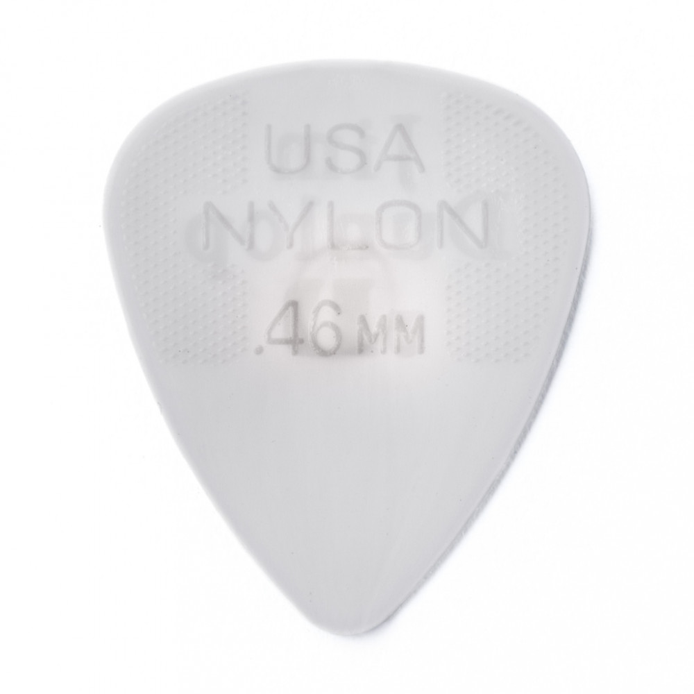 44P.46 Nylon Standard Медиаторы 12шт, толщина 0,46мм, Dunlop