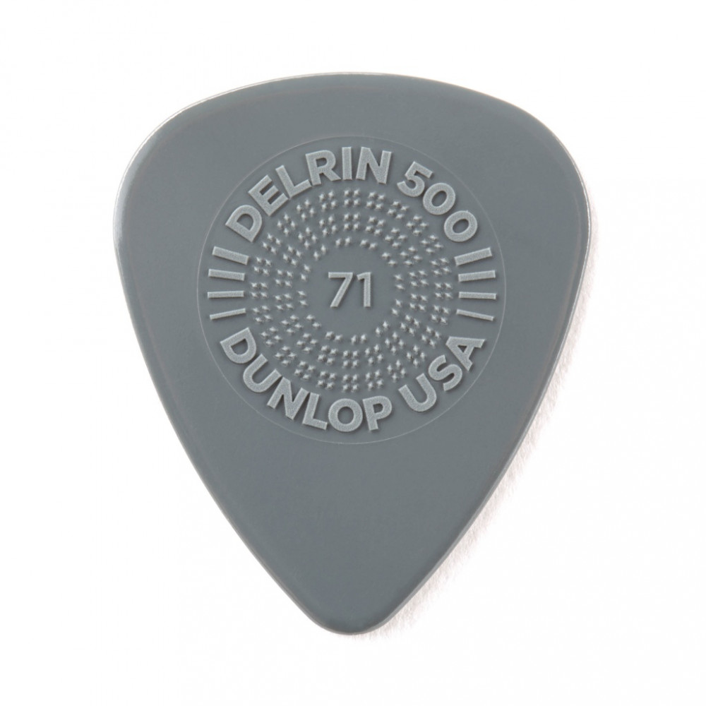450P.71 Prime Grip Delrin 500 Медиаторы 12шт, толщина 0,71мм, Dunlop