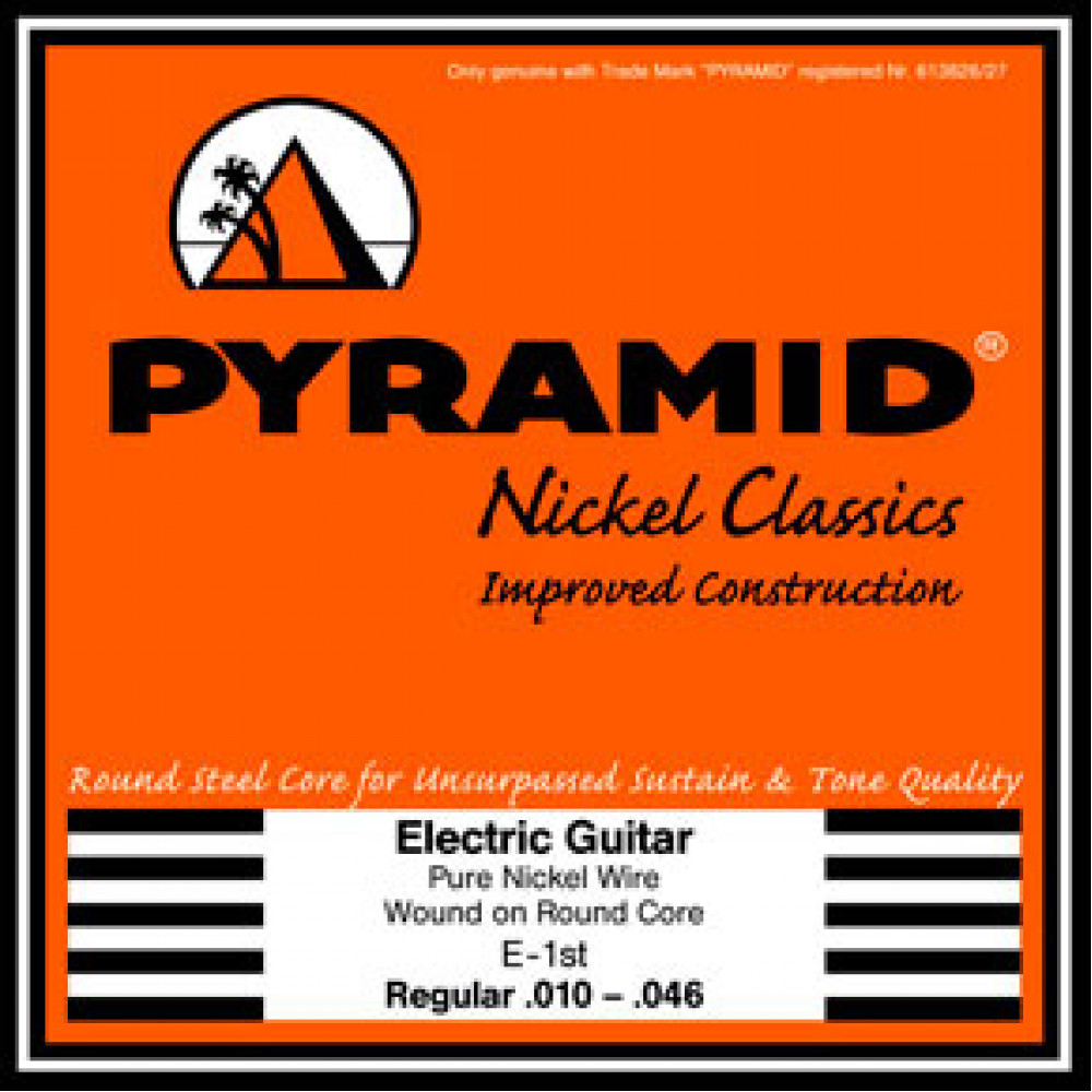 451100 Nickel Classics Комплект струн для электрогитары, никель, 10-46, Pyramid