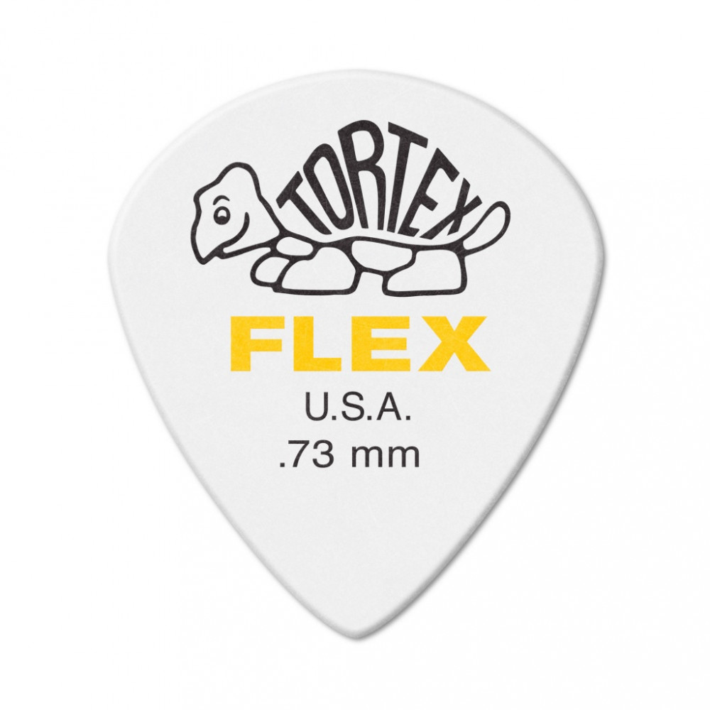 466P.73 Tortex Flex Jazz III XL Медиаторы, 12шт, толщина 0.73мм, Dunlop