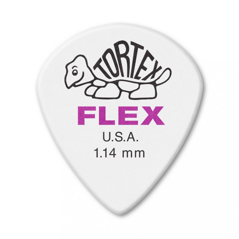466P1.14 Tortex Flex Jazz III XL Медиаторы, 12шт, толщина 1.14мм, Dunlop