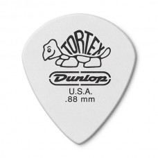 478R.88 Tortex White Jazz III Медиаторы 72шт, толщина 0,88мм, Dunlop