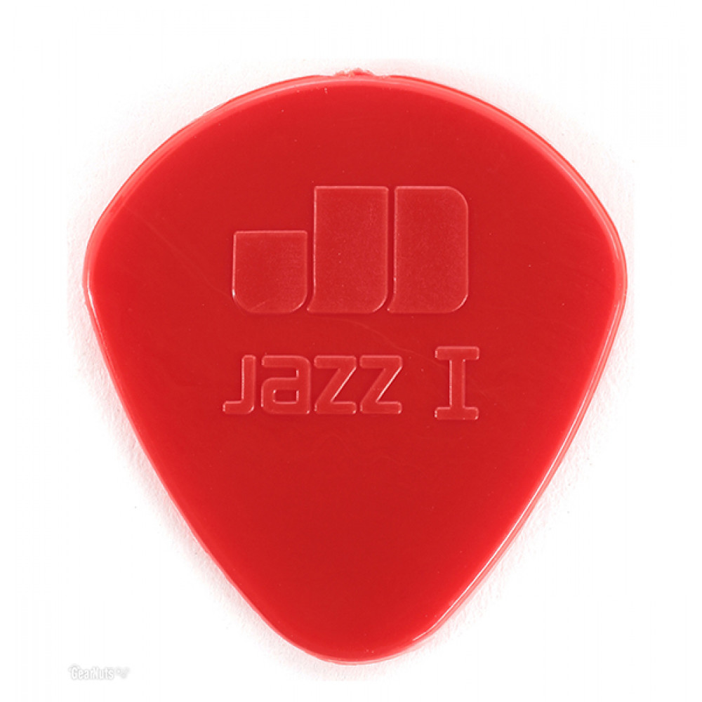 47P1N Nylon Jazz I Медиаторы 6шт, 1,10мм, красные, Dunlop