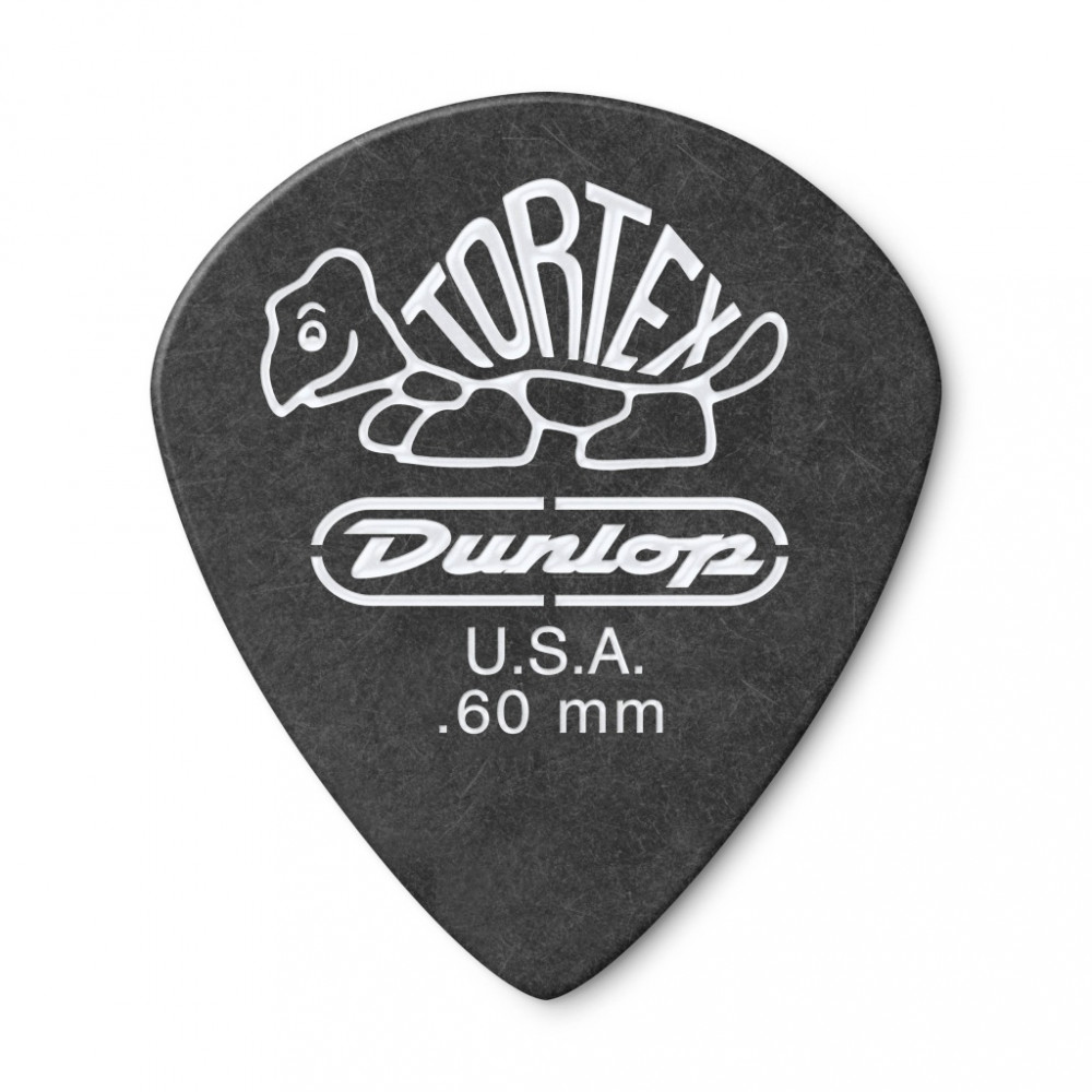 482P.60 Tortex Pitch Black Jazz III Медиаторы 12шт, толщина 0,60мм, Dunlop