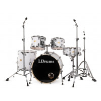 Барабанная установка LDrums 5001011, белая