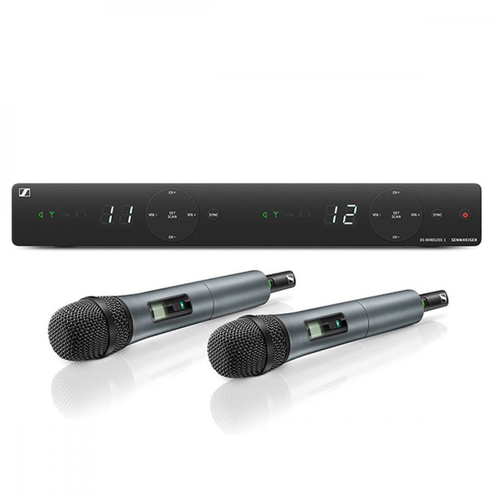 Двухканальная вокальная радиосистема Sennheiser 508264 XSW 1-825 DUAL-B, 614–638 МГц