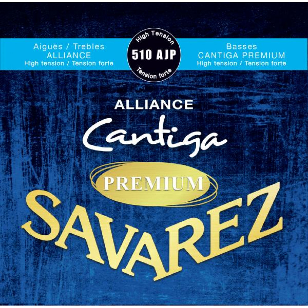510AJP Alliance Cantiga Premium Комплект струн для классической гитары, сильное натяжение, Savarez