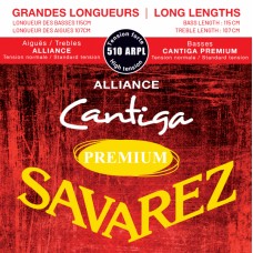 510ARPL Alliance Cantiga Premium Long Комплект струн для классической гитары, Savarez