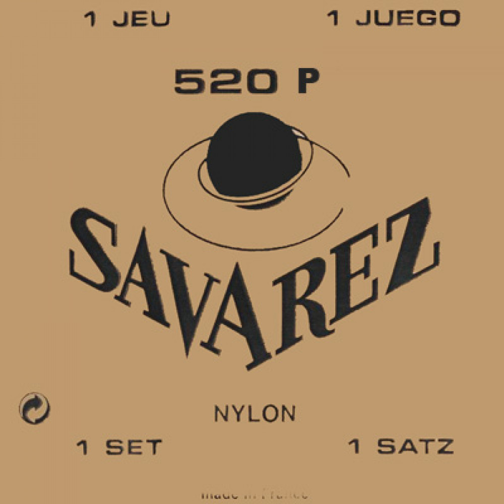 520P Carte Rouge Комплект струн для классической гитары, посеребренные, Savarez