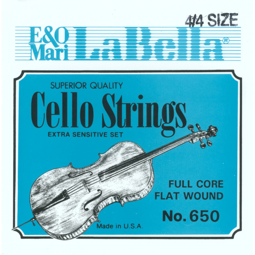 650 Комплект струн для виолончели La Bella