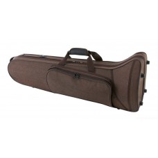 GEWA Compact Form Shaped Bass Trombone Case Brown легкий кофр-рюкзак для бас-тромбона, коричневый