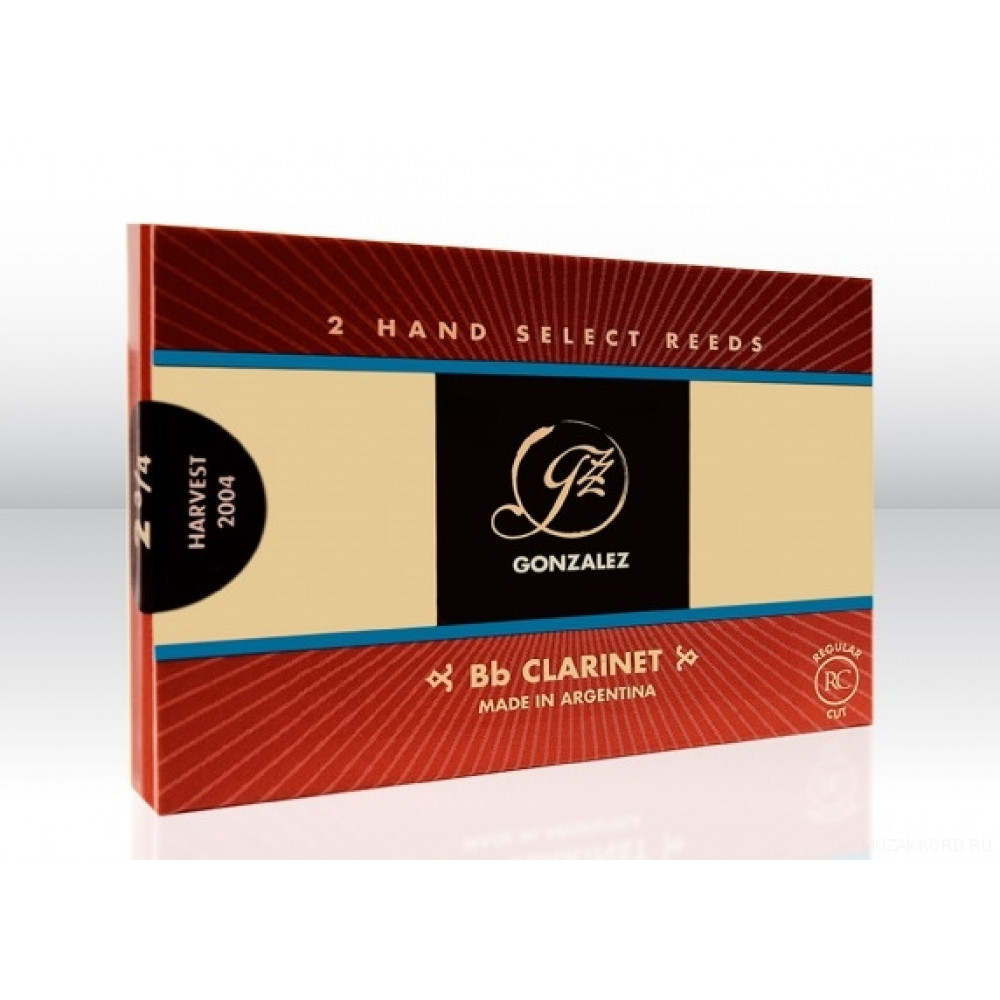 Gonzalez Reeds Bb-Clarinet 4 трости для кларнета 2 шт