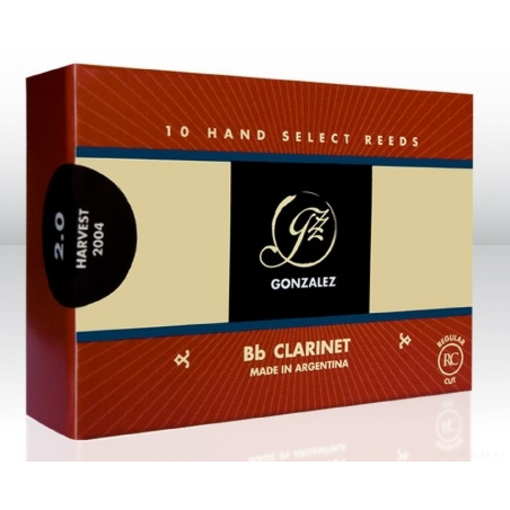 Gonzalez Reeds Regular Bb-Clarinet 3 1/2 трости для кларнета Bb 10шт.
