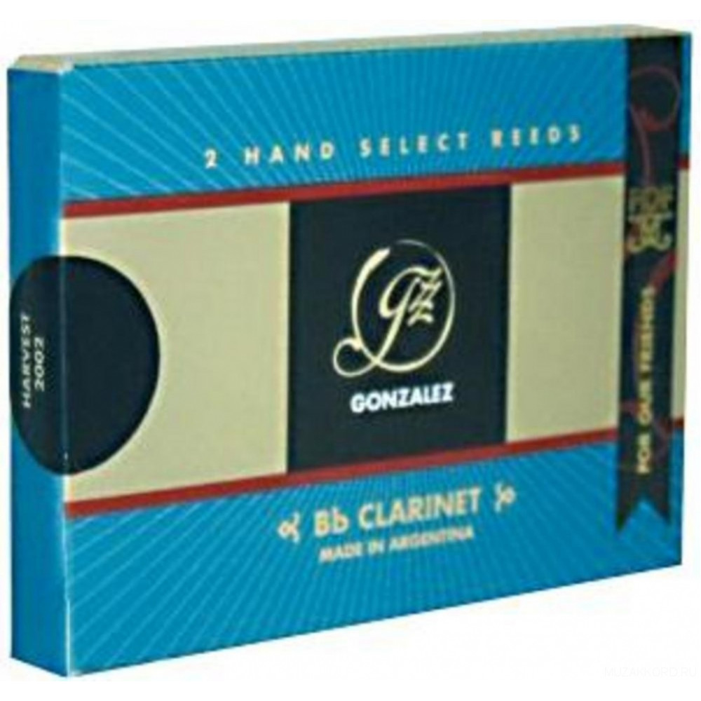 Gonzalez Reeds FOF Bb-Clarinet 2 1/2 трости для кларнета Bb