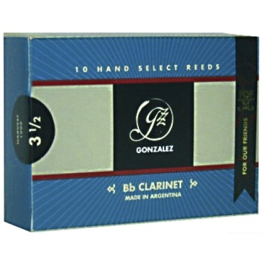 Gonzalez Reeds FOF Bb-Clarinet 3 3/4 (2 шт. в упаковке) трость для кларнета