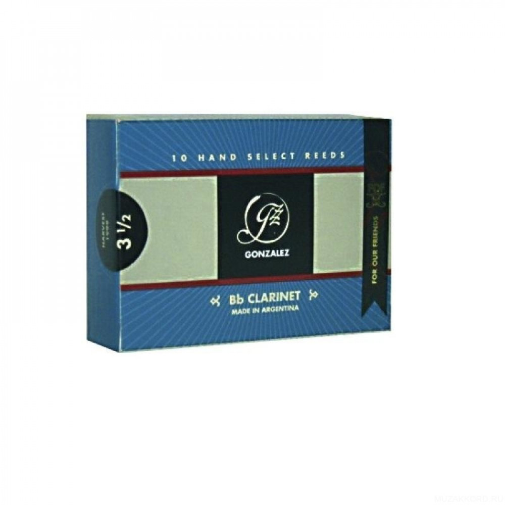 Gonzalez Reeds FOF Bb-Clarinet 4 - 2 трости для кларнета