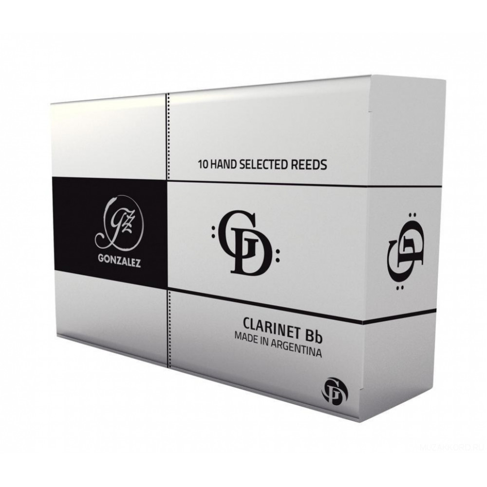 Gonzalez Reeds Bb-Clarinet GD Filed Cut 2 1/4 трости для кларнета Bb GD 10 шт.