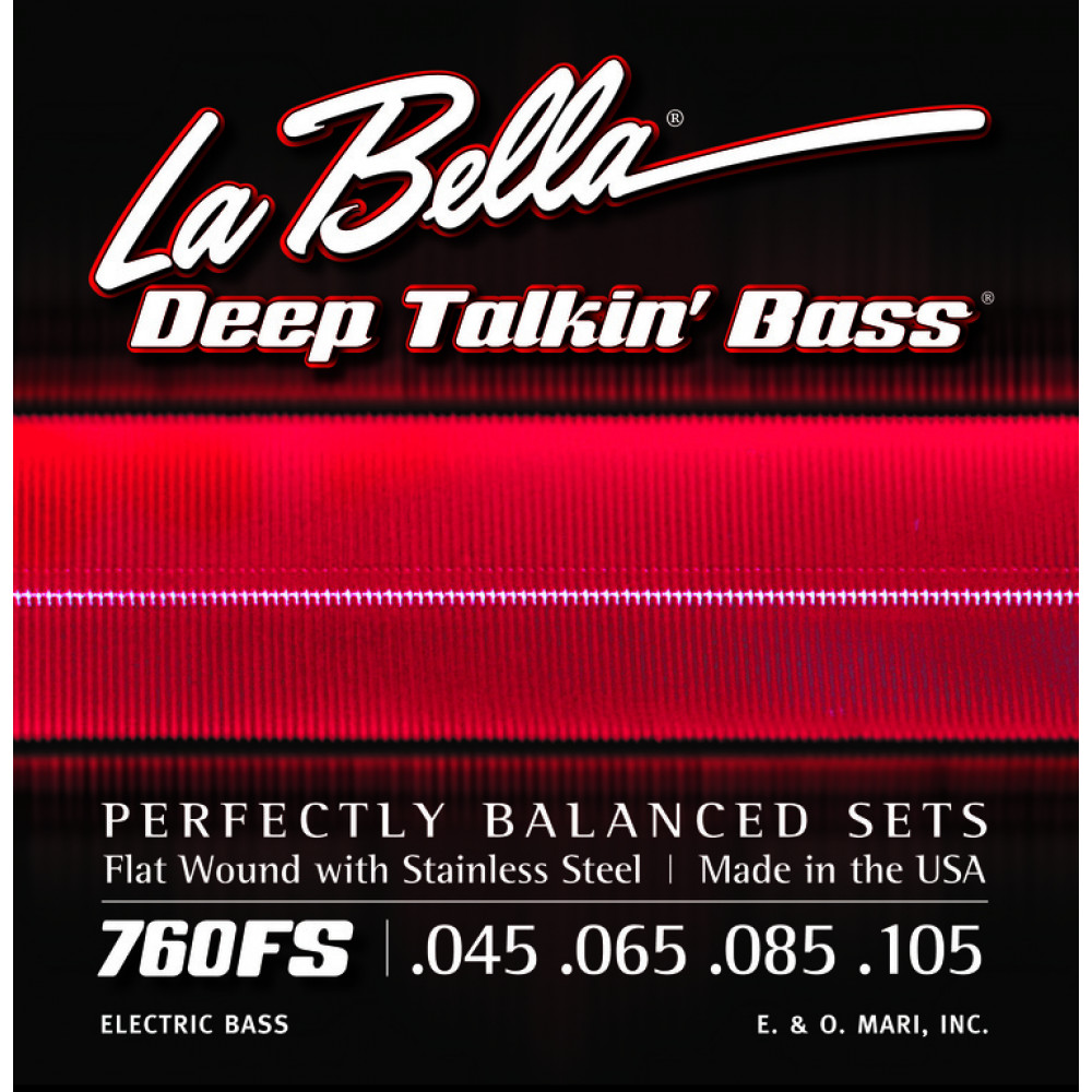 760FS Deep Talkin' Bass Комплект струн для бас-гитары, сталь, 45-105, La Bella