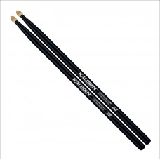 7KLHBBK5B Black 5B Барабанные палочки, граб, флуоресцентные, Kaledin Drumsticks