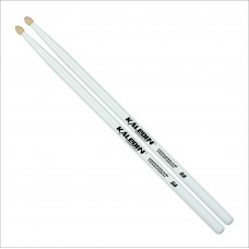7KLHBW5B 5B Барабанные палочки, граб, деревянный наконечник, белые, Kaledin Drumsticks
