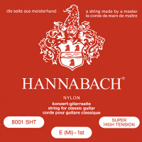 Комплект струн для классической гитары Hannabach 800SHT Red SILVER PLATED, нейлон/посеребренные