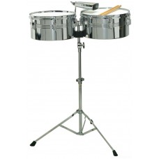 BSX Timbales Set комплект тимбале 13'' и 14'' со стойкой и ковбелом