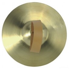 GEWA Cymbals 15" детские оркестровые тарелки 15 см, бронза, с ремнями, пара