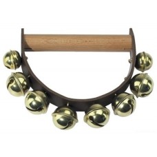 GEWA Bell Wreath 8 венок из 8 колокольчиков на ремне, деревянная ручка