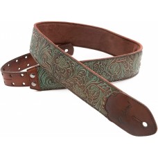 8401050090089 Leathercraft Blackguard Teal Ремень для гитары, RightOn Straps