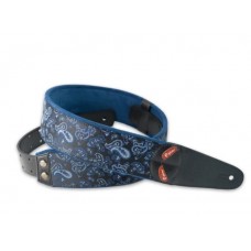 8401070100140 Mojo Paisley Blue Ремень для гитары, RightOn Straps