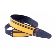 8401070110033 Mojo Race Yellow Ремень для гитары, RightOn Straps