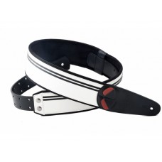 8401070110767 Mojo Race B&W Ремень для гитары, RightOn Straps