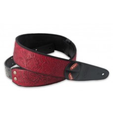 8401070130208 Mojo Sandokan Red Ремень для гитары, RightOn Straps